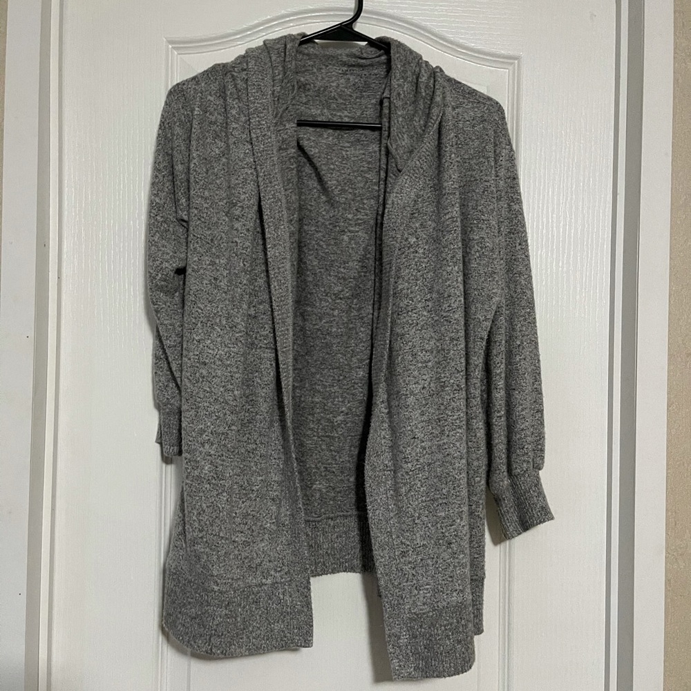 very new american eagle cardigan with hood